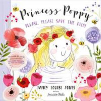 Paperback Princess Poppy: Please, please save the bees Book