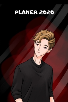 Planer 2020: Terminplaner Monatsplaner und Wochenplaner Organizer Anime Manga Art Junge Teenager Schwarz (German Edition)