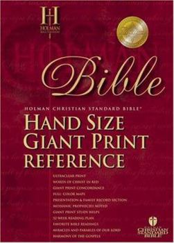 Hand Size Giant Print Reference Bible-Hcsb