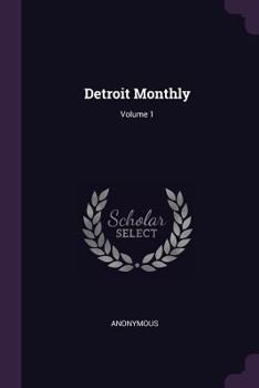 Paperback Detroit Monthly; Volume 1 Book