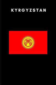 Kyrgyzstan: Country Flag A5 Notebook to write in with 120 pages