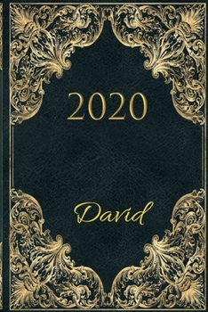 Paperback 2020 David: 2020 Full year Appointment Diary with Calendar Personalised Book