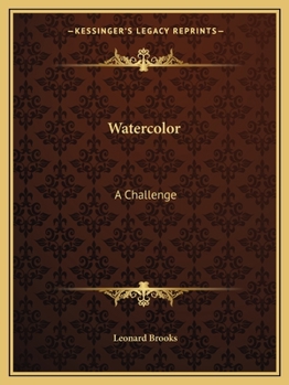 Paperback Watercolor: A Challenge Book