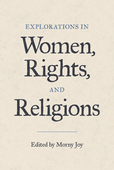 Hardcover Explorations in Women, Rights, and Religions Book
