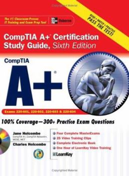 Hardcover CompTIA A+ Certification Study Guide [With CDROM] Book