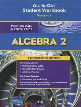 Paperback Algebra 2 All-In-One Student Workbook, Version A Book