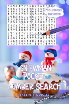 Snowman Pocket Number Search Easy