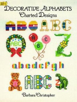 Paperback Decorative Alphabets Charted Designs Book