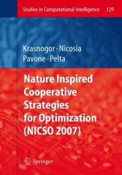 Paperback Nature Inspired Cooperative Strategies for Optimization (Nicso 2007) Book