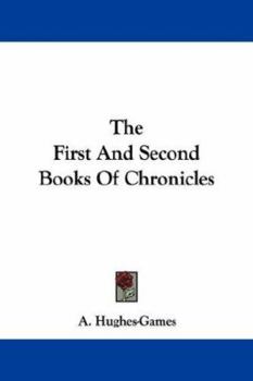 Paperback The First And Second Books Of Chronicles Book