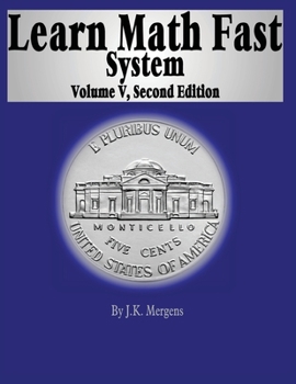 Paperback Learn Math Fast System Volume 5: Algebra 1 Book