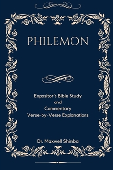 Paperback Philemon: Expositor's Study and Commentary Book
