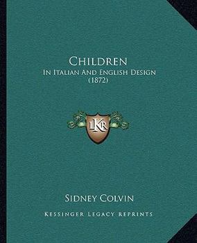 Children: In Italian And English Design