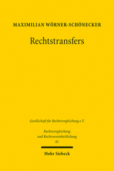 Paperback Rechtstransfers: Eine Analyse Anhand Von Typologien [German] Book