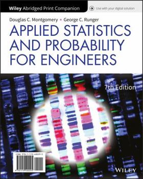 Ring-bound Applied Statistics and Probability for Engineers, 7e Loose-Leaf Print Companion with WileyPLUS Card Set Book