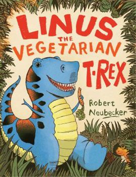 Hardcover Linus the Vegetarian T. Rex Book