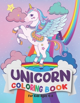 Paperback Unicorn Coloring Book: for kids ages 4-8 (US Edition) Book