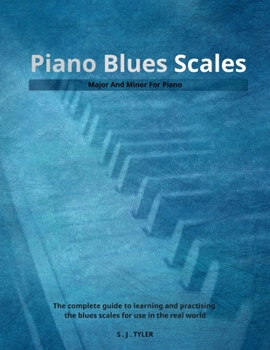 Paperback Piano Blues Scales Book