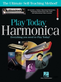 Paperback Play Harmonica Today! Complete Kit Includes Everything You Need to Play Today! - Book/Online Media Book