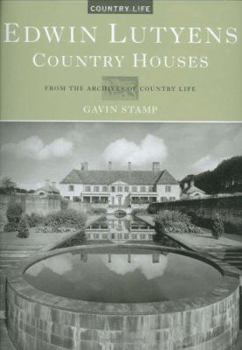 Hardcover Edwin Lutyens: Country Houses: From the Archives of Country Life Book