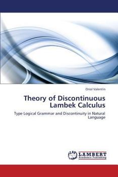 Paperback Theory of Discontinuous Lambek Calculus Book