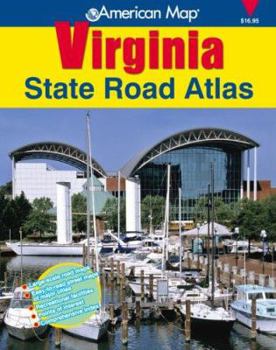 Paperback Virginia State Road Atlas Book