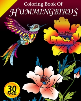 Paperback Coloring Book of Hummingbirds: Coloring Pages for Adults with Dementia [Creative Activities for Adults with Dementia] Book