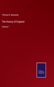 Hardcover The History of England: Volume 1 Book