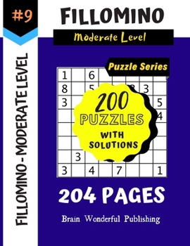 Paperback Fillomino Puzzle Series: 200 Brain Teasers Puzzle Book Collection [Large Print] Book