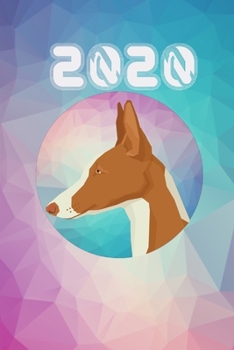 Paperback 2020: Ibizan Hound Daily Planner Diary Book