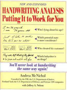 Paperback Handwriting Analysis: Putting It to Work for You Book