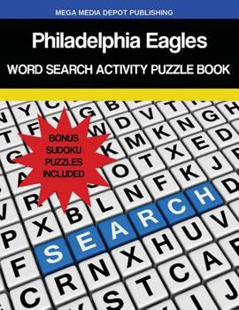 Paperback Philadelphia Eagles Word Search Activity Puzzle Book