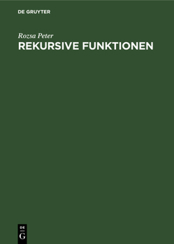 Hardcover Rekursive Funktionen [German] Book