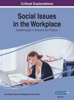 Hardcover Social Issues in the Workplace: Breakthroughs in Research and Practice, VOL 1 Book