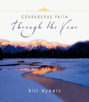 Paperback Courageous Faith Through the Year Book