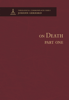 Hardcover On Death I - Theological Commonplaces Book