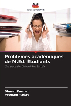 Paperback Problèmes académiques de M.Ed. Étudiants [French] Book