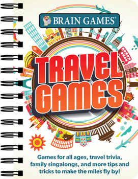 Spiral-bound Brain Games Mini - Travel Games Book