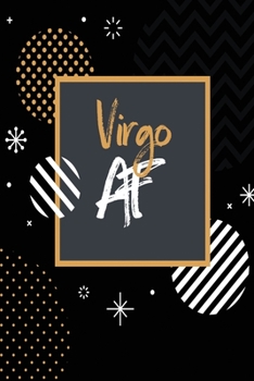 Paperback Virgo AF: 120 Page Dot-Grid Notebook Book