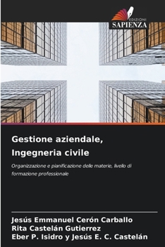 Paperback Gestione aziendale, Ingegneria civile [Italian] Book