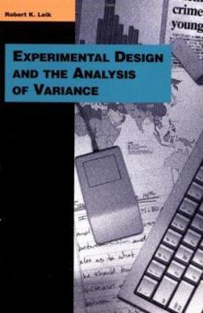 Paperback Experimental Design and the Analysis of Variance Book