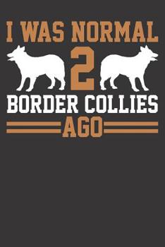 Paperback Notebook 6x9 120 Pages: Border Collies Book