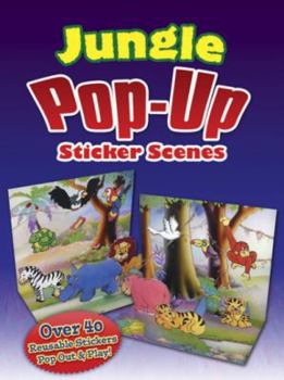 Paperback Jungle Pop-Up Sticker Scenes Book