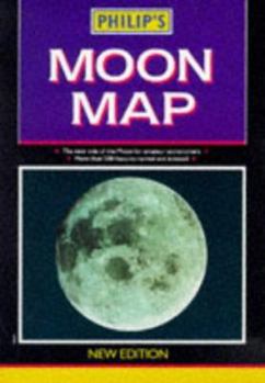 Paperback Moon Map: The Near Side of the Moon for Amateur Astronomers, More Than 500 Features Named and Indexed Book