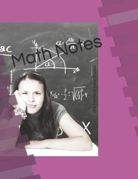 Paperback Math Notes Book