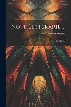 Paperback Note Letterarie ...: First Series [Italian] Book