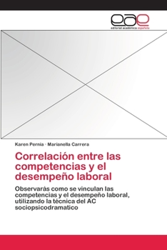 Paperback Correlación entre las competencias y el desempeño laboral [Spanish] Book