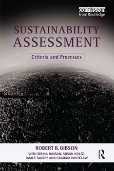 Paperback Sustainability Assessment: Criteria and Processes Book