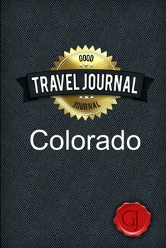 Paperback Travel Journal Colorado Book