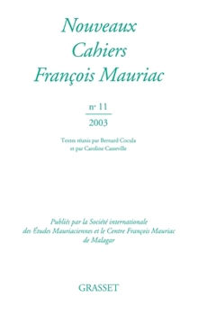 Paperback Nouveaux Cahiers Francois Mauriac n°11 [French] Book